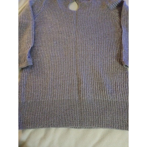 fenn wright manson womens wool blend silver metalic sweater size medium pullover - Picture 9 of 9